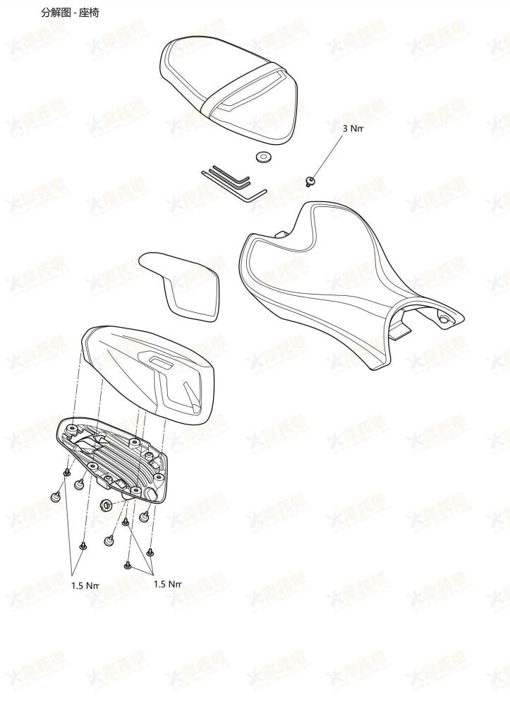 2024-2025 Triumph 765 Street Triple RS 凯旋维修手册简体中文全车线路图故障代码分析扭矩维修DIY工具