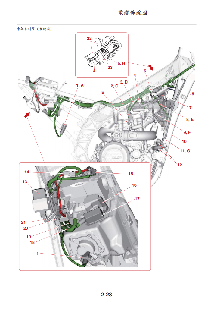 2025年 雅馬哈WR450F維修手冊 PDF（英文＋繁體）｜全車拆解圖｜扭力規格｜原廠維修資料與 DIY 保養指南