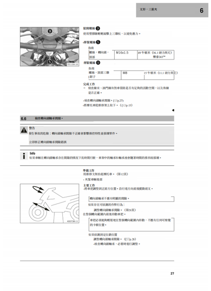 2019ktm250DUKE維修手冊參考資料（含英文原文與繁體譯文，含扭矩、電路、故障碼）