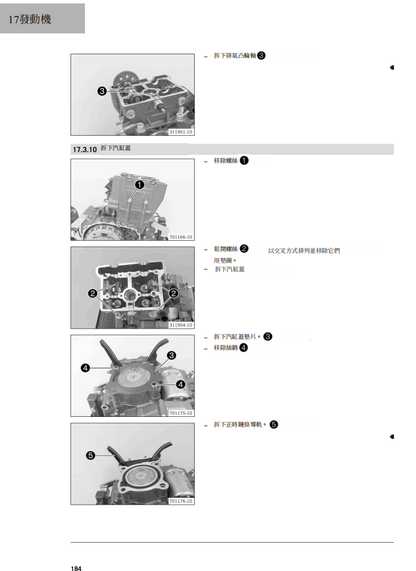 2019ktm250DUKE維修手冊參考資料（含英文原文與繁體譯文，含扭矩、電路、故障碼）