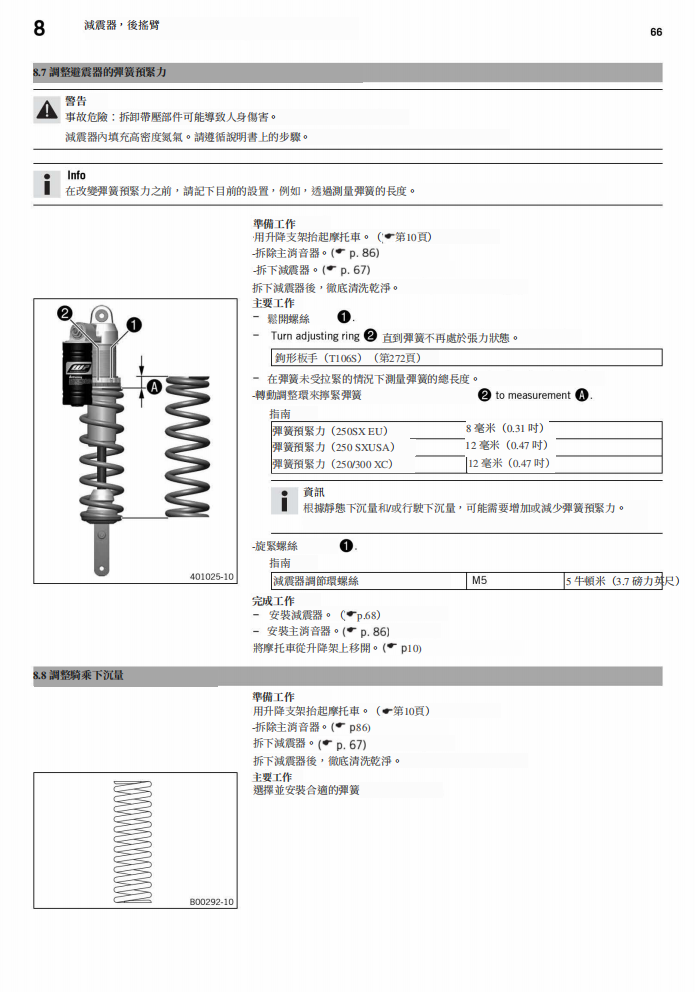 2014 KTM 250-300 SX XC維修手冊 PDF（英文＋繁體）｜全車拆解圖｜扭力規格｜原廠維修資料與 DIY 保養指南