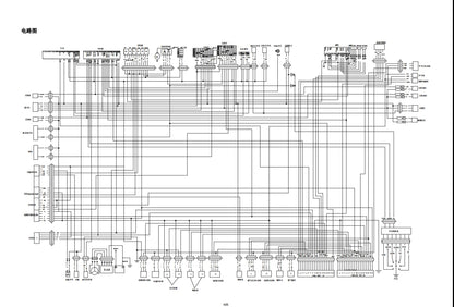 適用於贝纳利 benelli BJ300GS-H 飓风302 service manual维修資料简体中文全车线路图故障代码分析扭矩维修DIY工具