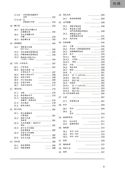 適用於KTM 2023 250SX F XC F T 維修參考資料（含英文原文與繁體譯文，含扭矩、電路、故障碼）