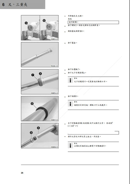 適用於KTM 2023 250SX F XC F T 維修參考資料（含英文原文與繁體譯文，含扭矩、電路、故障碼）