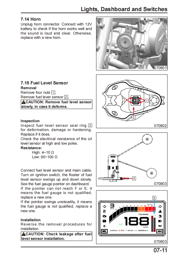 2023 CFMOTO 400NK 650NKservice manual repair manual workshop manual wiring diagram PDF download