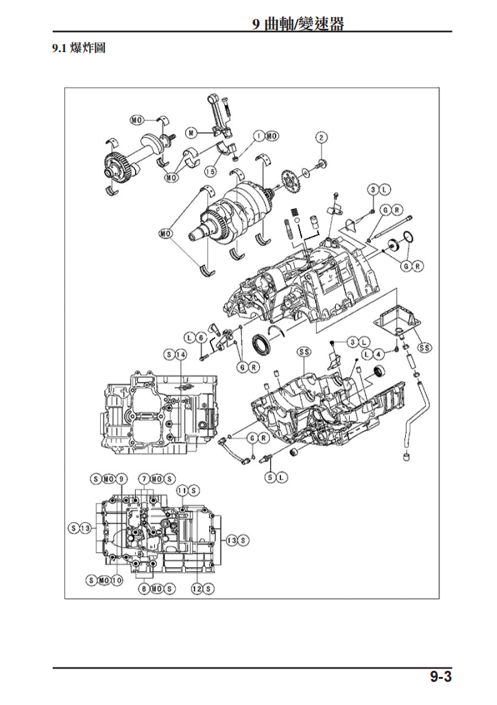 2022 CFMOTO 650 ADVentura CF650-3維修手冊參考資料（含英语原版與繁體譯文，含扭矩、電路、故障碼）