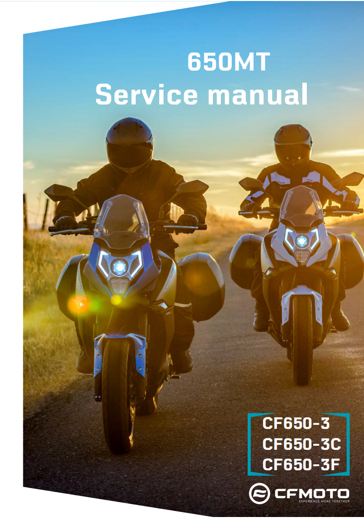 CFMOTO 650MT service manual repair manual workshop manual wiring diagram PDF download