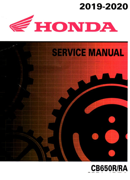 適用於2019年本田CBR650R CB650R維修參考資料（含英文原文與繁體譯文，含扭矩、電路、故障碼）