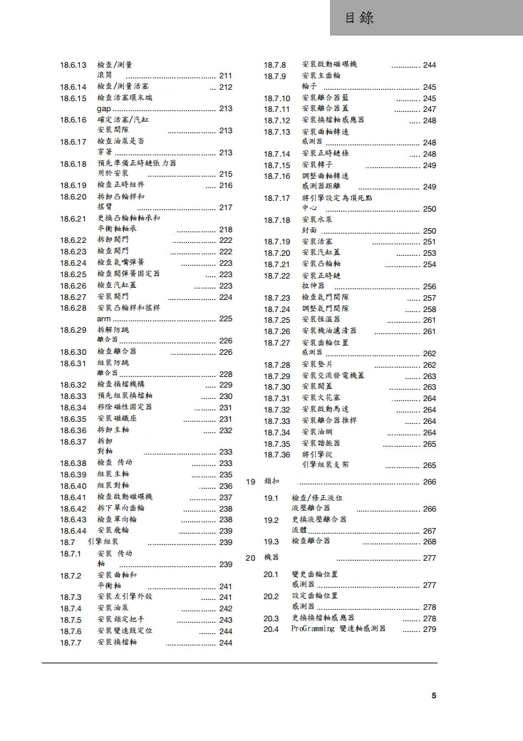 2020 Husqvarna Svartpilen 701維修參考資料（含英文原文與繁體譯文，含扭矩、電路、故障碼）