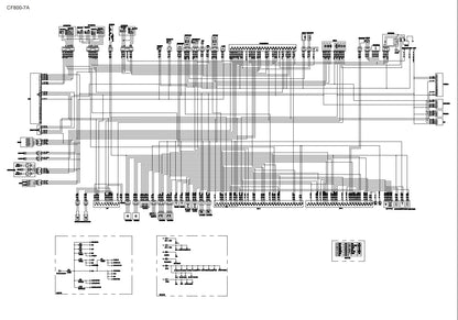 適用於2023 春风800nk CF800-7 service manual维修資料简体中文全车线路图故障代码分析扭矩维修DIY工具
