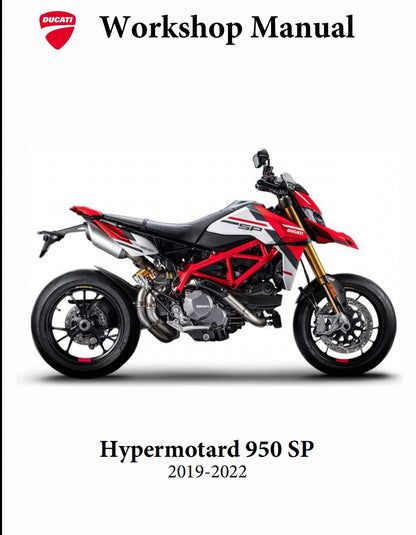 Ducati 2019-2022 Hypermotard 950SP service manual PDF download