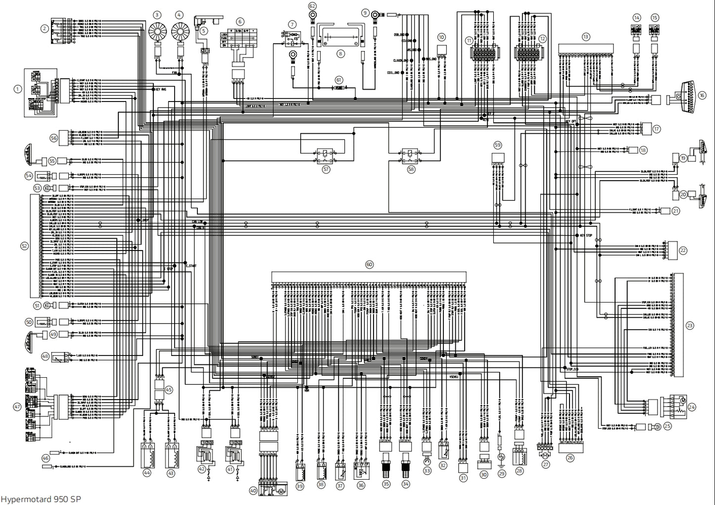 適用於2019-2022 杜卡迪骇客950sp中文维修資料全车线路图零件扭矩摩托维修资料