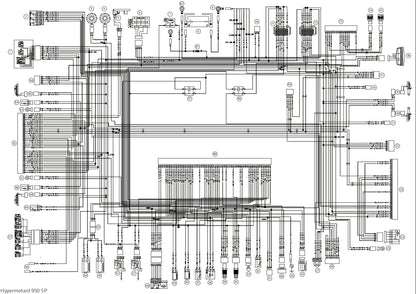 適用於2019-2022 杜卡迪骇客950sp中文维修資料全车线路图零件扭矩摩托维修资料
