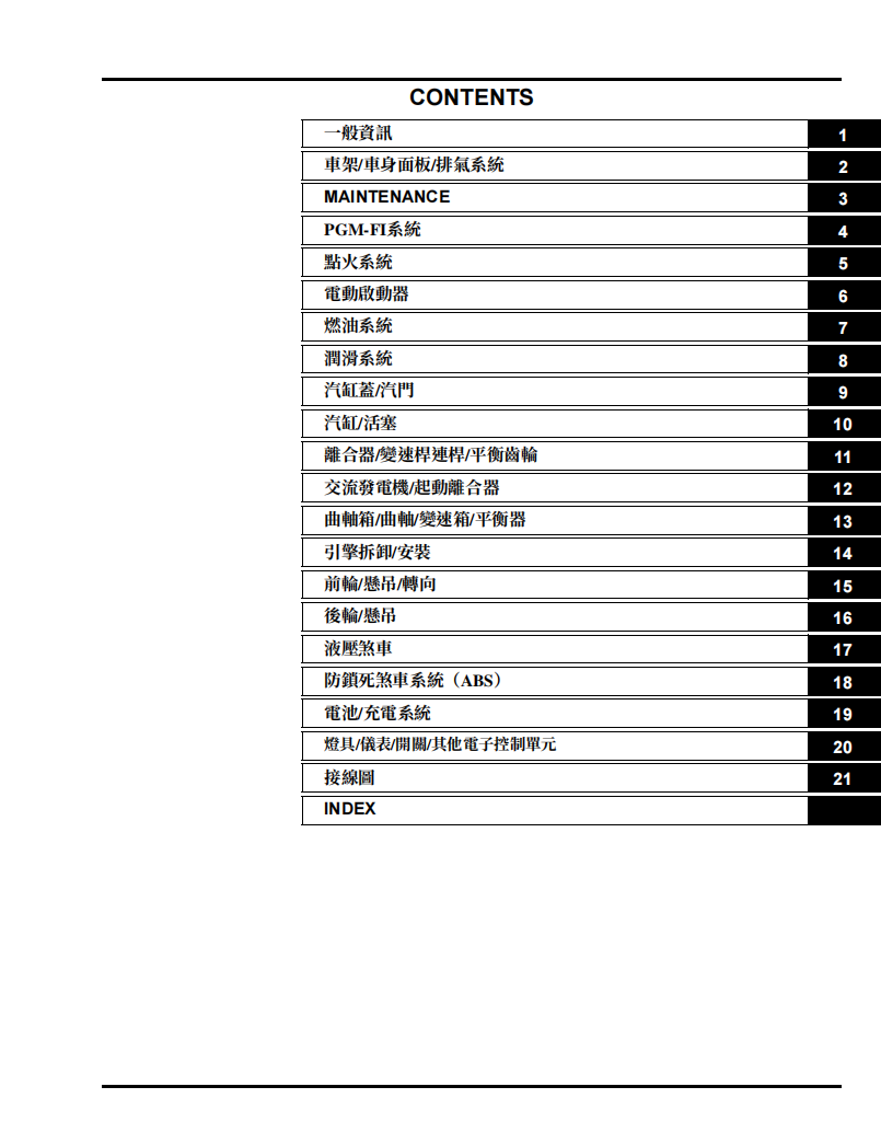 2020 Honda CB350維修手冊 PDF（英文＋繁體）｜全車拆解圖｜扭力規格｜原廠維修資料與 DIY 保養指南