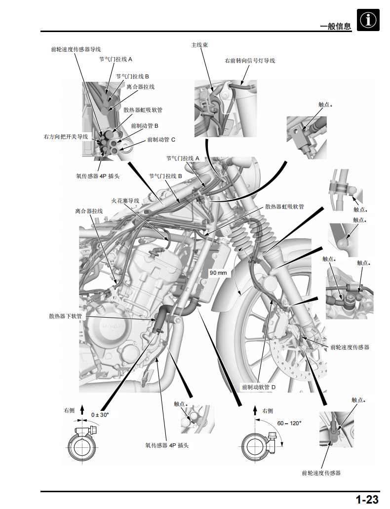 2022 Honda CL300维修手册 PDF｜简体中文＋故障代码解析＋全车扭矩表｜摩托车维修DIY工具资料