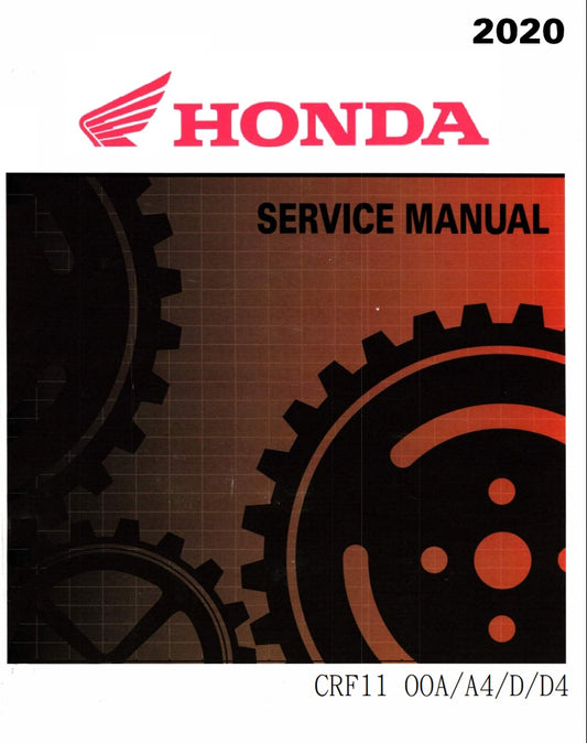 適用於2020 Honda CRF1100維修參考資料（含英文原文與繁體譯文，含扭矩、電路、故障碼）