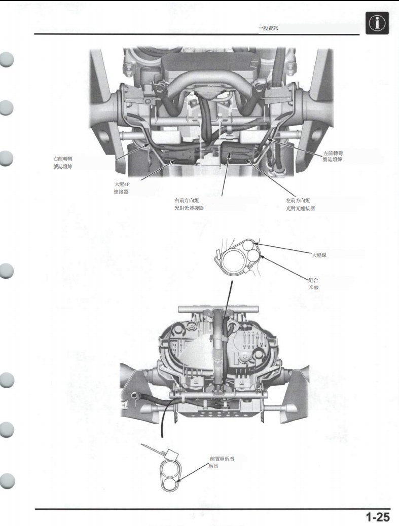 2021 本田CFR300維修手冊參考資料（含英文原文與繁體譯文，含扭矩、電路、故障碼）