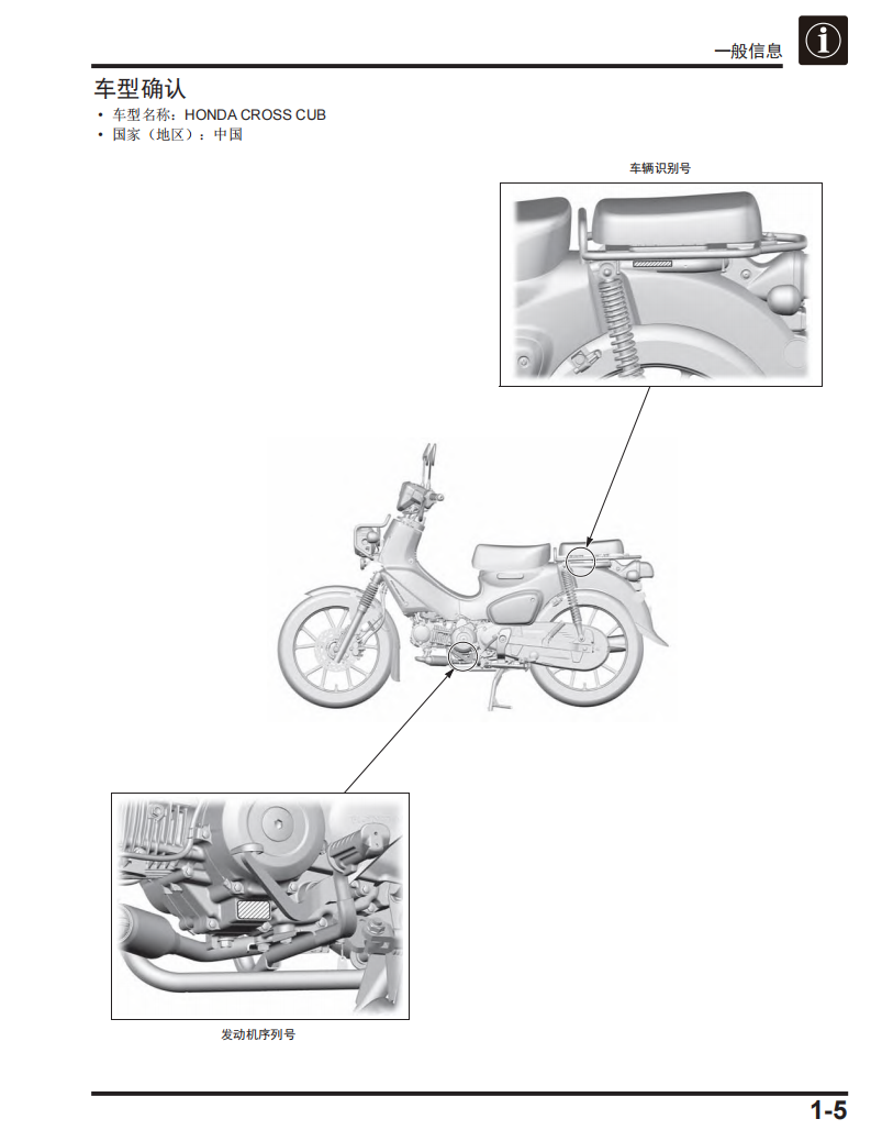 2023 本田CROSS CUB 110维修手冊資料  全车线路图故障代码分析扭矩维修DIY工具