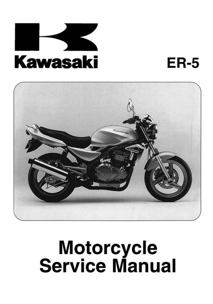 2001-2005川崎ER5維修參考資料（含英文原文與繁體譯文，含扭矩、電路、故障碼）