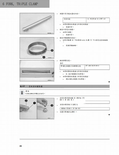 2016-2019 FC450 SM維修參考資料（含英文原文與繁體譯文，含扭矩、電路、故障碼）