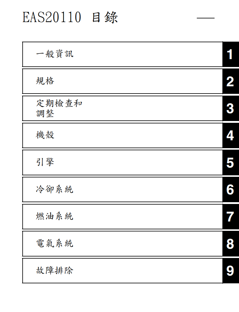 2008雅馬哈FJR1300維修手冊 PDF（英文＋繁體）｜全車拆解圖｜扭力規格｜原廠維修資料與 DIY 保養指南