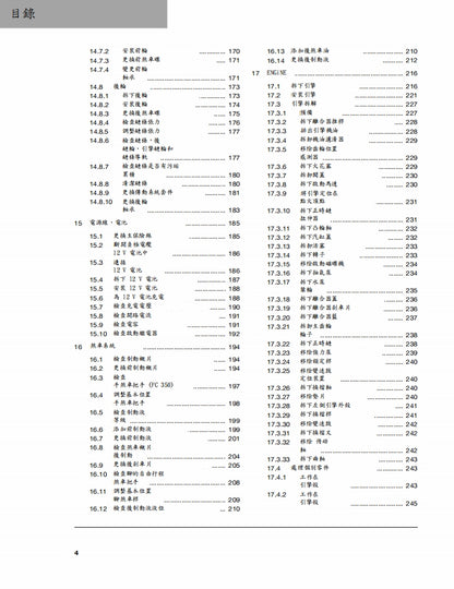 2019 Husqvarna FC350 FX350維修參考資料（含英文原文與繁體譯文，含扭矩、電路、故障碼）