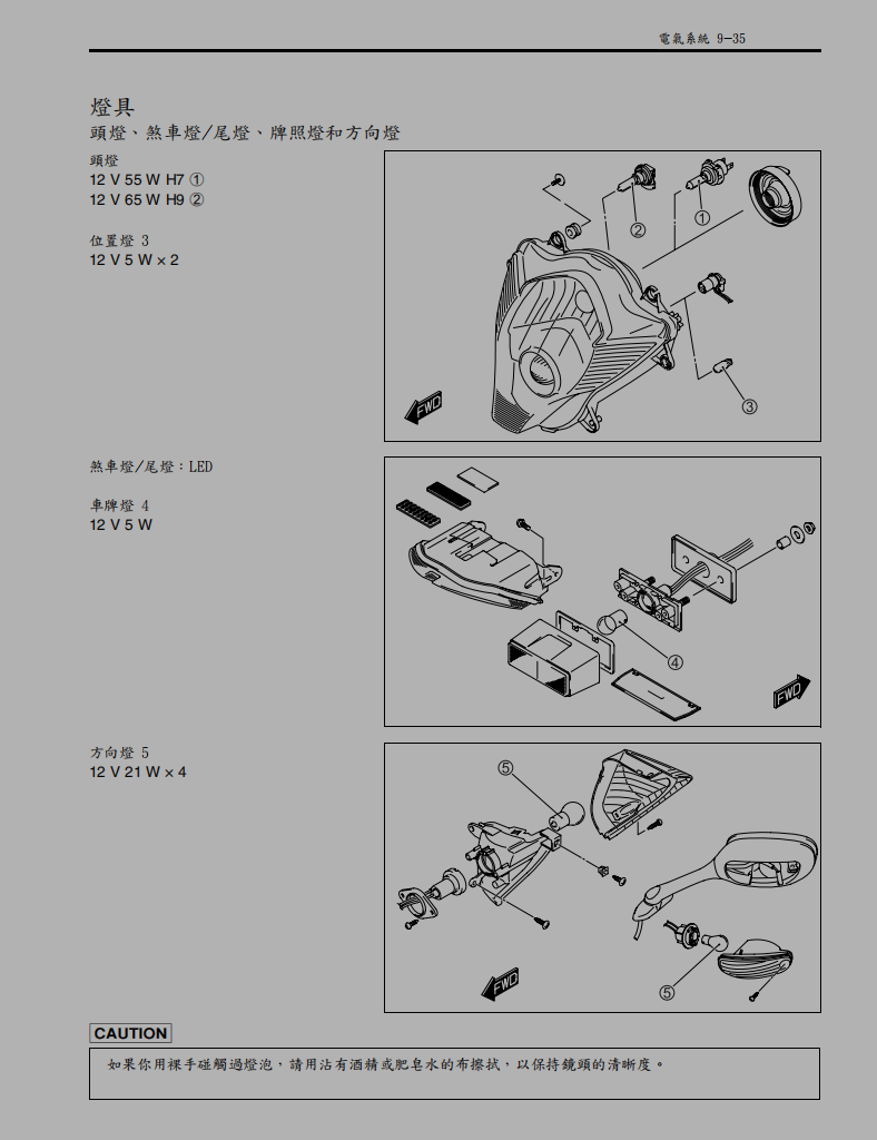 适用于 2006-2007 GSX-R750 铃木中 R 维修手册参考资料（含英文原文与繁体译文，含扭矩、电路、故障码）