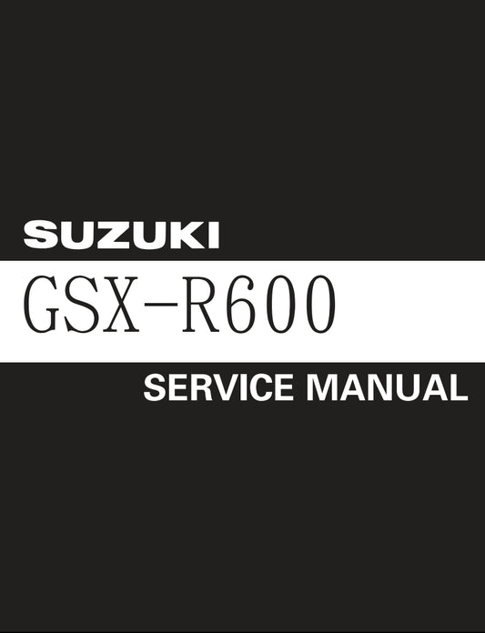 適用於2008-2009 GSX-R600鈴木小R維修參考資料（含英文原文與繁體譯文，含扭矩、電路、故障碼）