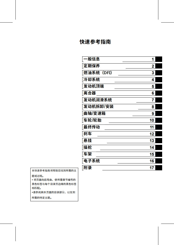 kawasaki CONCOURS 14 GTR1400 service manual  维修資料 英文和简体中文和繁体中文全车线路图故障代码分析扭矩维修DIY工具