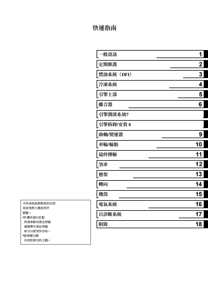 2017川崎H2維修手冊 PDF（西班牙语＋繁體）｜全車拆解圖｜扭力規格｜原廠維修資料與 DIY 保養指南