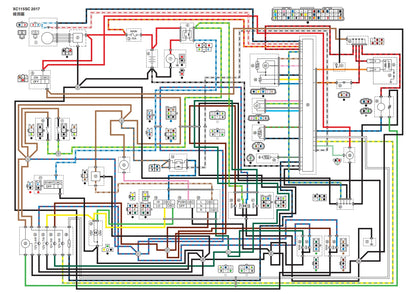 2017年雅馬哈JOG SWEET維修參考資料（含英文原文與繁體譯文，含扭矩、電路、故障碼）