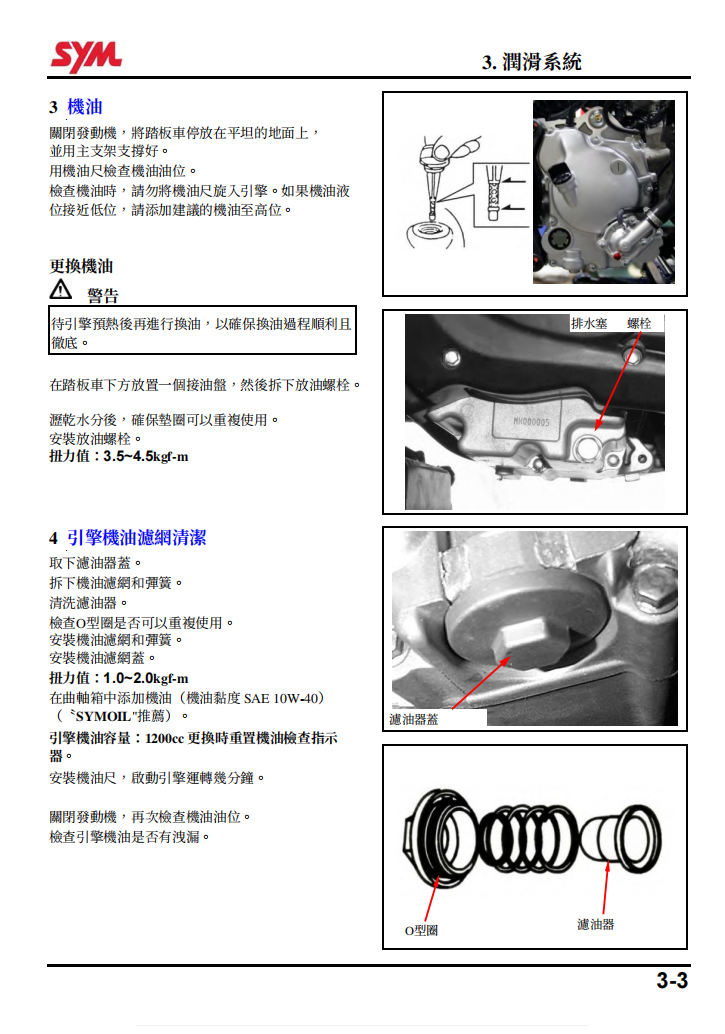 SYM  joymax z250 LW30W1維修手冊參考資料（含英文原文與繁體譯文，含扭矩、電路、故障碼）