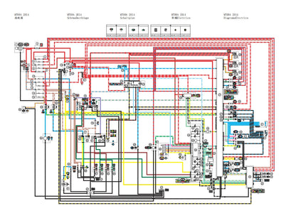 適用於2014年雅馬哈MT09維修參考資料（含英文原文與繁體譯文，含扭矩、電路、故障碼）
