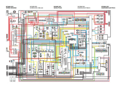 適用於2021年雅馬哈MT09維修參考資料（含英文原文與繁體譯文，含扭矩、電路、故障碼）
