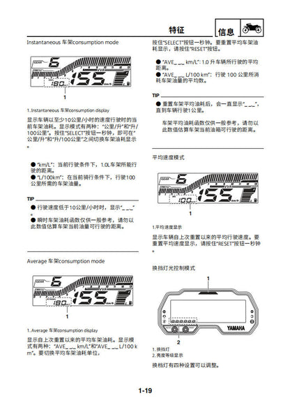 適用於雅马哈2019 MT15 MTN155维修手冊資料英文和简体中文全车线路图故障代码分析扭矩维修DIY工具