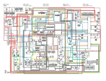 適用於2014年雅馬哈MT07維修參考資料（含英文原文與繁體譯文，含扭矩、電路、故障碼）