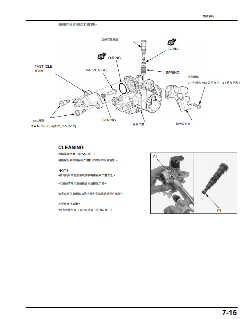 2024 本田 NCW50 Giorno 維修手冊 PDF（英文＋繁體）｜全車拆解圖｜扭力規格｜原廠維修資料與 DIY 保養指南