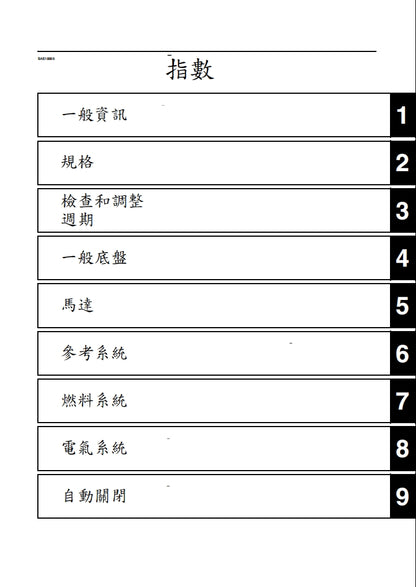 2022年雅馬哈NMAX維修參考資料（含英文原文與繁體譯文，含扭矩、電路、故障碼）