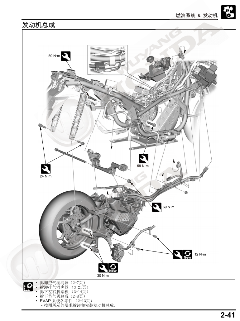 2021 本田PCX160维修手冊資料全车线路图故障代码分析扭矩维修DIY工具