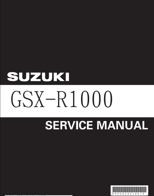 適用於2007-2008 GSX-R1000 K7維修參考資料（含英文原文與繁體譯文，含扭矩、電路、故障碼）