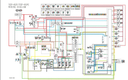 適用於2002-2003年雅馬哈R1維修參考資料（含英文原文與繁體譯文，含扭矩、電路、故障碼）