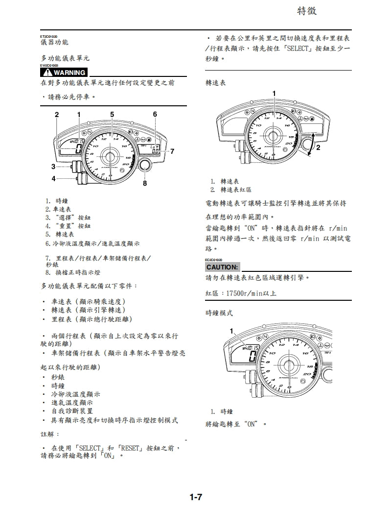 適用於2006雅馬哈R6維修參考資料（含英文原文與繁體譯文，含扭矩、電路、故障碼）