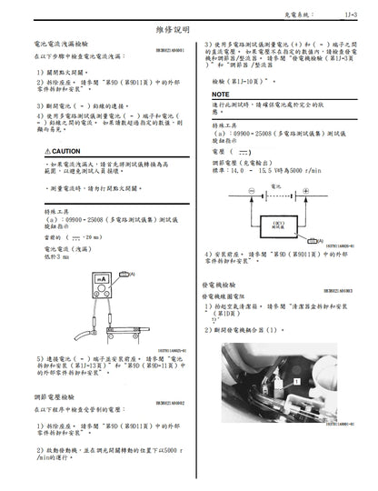 適用於2008-2009 GSX-R750維修參考資料（含英文原文與繁體譯文，含扭矩、電路、故障碼）