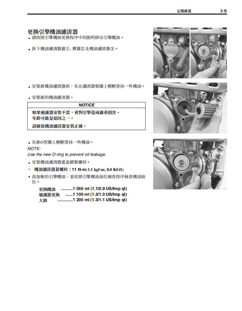 2015 鈴木RM Z450維修手冊 PDF（英文＋繁體）｜全車拆解圖｜扭力規格｜原廠維修資料與 DIY 保養指南