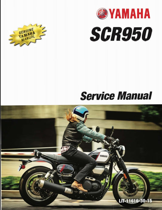 適用於2017-2021雅马哈SCR950 XV950 service manual 维修資料英文和简体中文全车线路图故障代码分析扭矩维修DIY工具