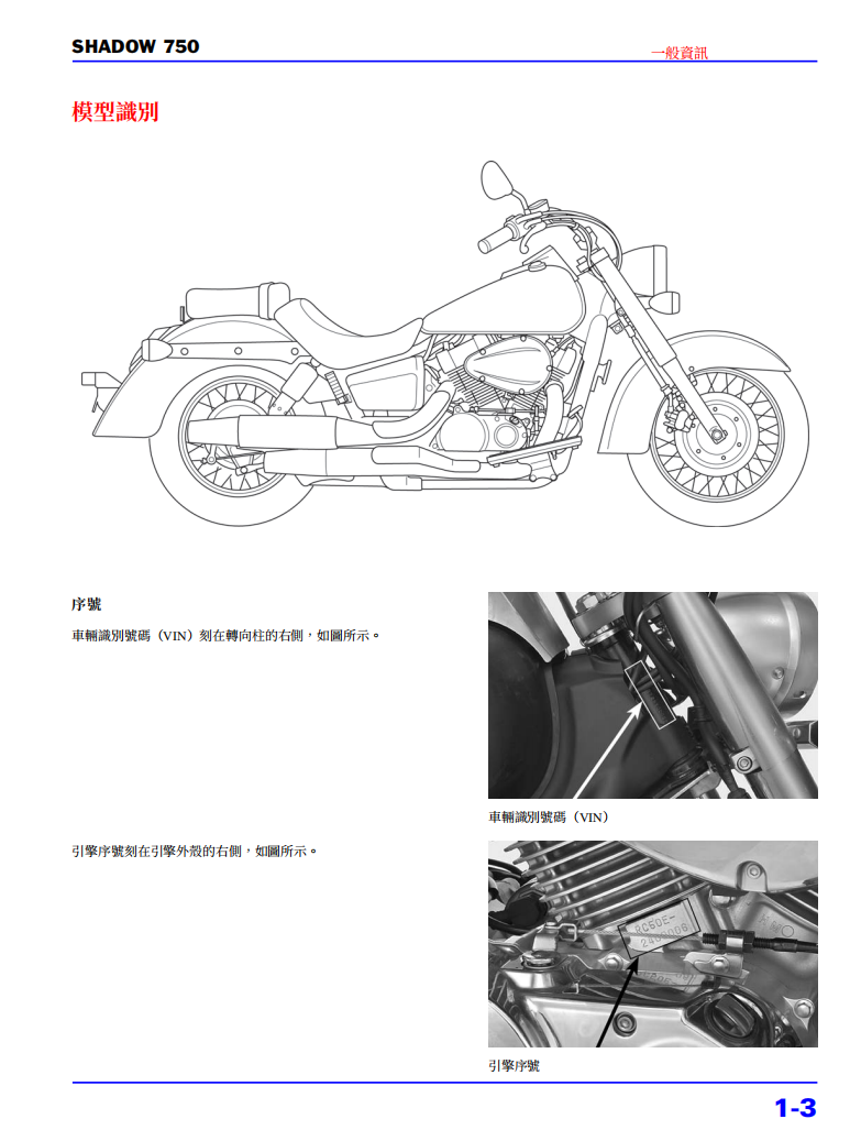 2009本田SHADOW750維修手冊 PDF（葡萄牙語＋繁體）｜全車拆解圖｜扭力規格｜原廠維修資料與 DIY 保養指南