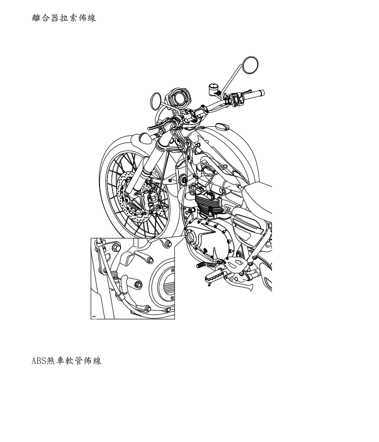 Triumph Scrambler 1200 XC維修手冊 PDF（英文＋繁體）｜全車拆解圖｜扭力規格｜原廠維修資料與 DIY 保養指南
