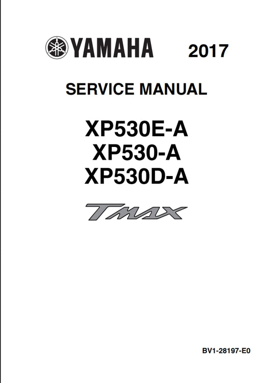 適用於2017 yamaha Tmax530 Service Manual 维修資料英文和简体中文和繁体中文全车线路图故障代码分析扭矩维修DIY工具
