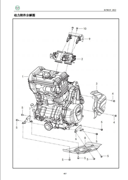 適用於Benelli 贝纳利 TRK702 BJ700-5F维修資料全车线路图故障代码分析扭矩维修DIY工具