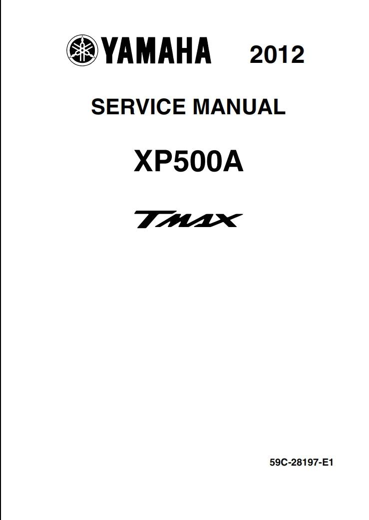 適用於2012-2016 yamaha Tmax530 Service Manual 維修參考資料（含英文原文與繁體譯文，含扭矩、電路、故障碼）